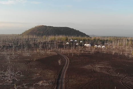 глэмпинг у Толбачика в шатре