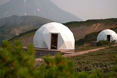 вид на лагерь