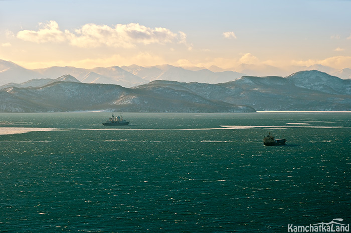 какое море возле камчатки