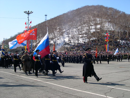 Никольская сопка парад
