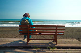Халактырский пляж в осеннее время