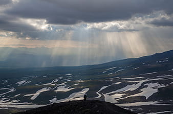 спуск в лагерь