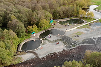 Малкинские горячие источники на Камчатке