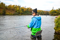 небольшая стоянка для рыбалки