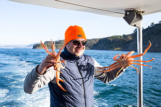 Свежий краб