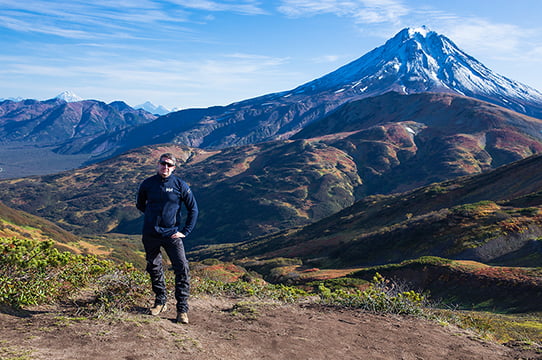 обзорная площадка на Вилючинском вулкане