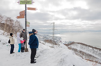 на обзорной площадке