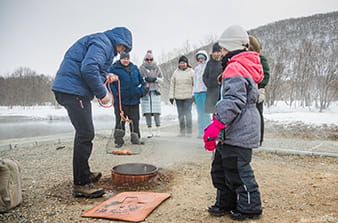 горячие источники на Камчатке