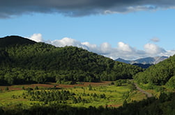 живописная дорога на Север в горы