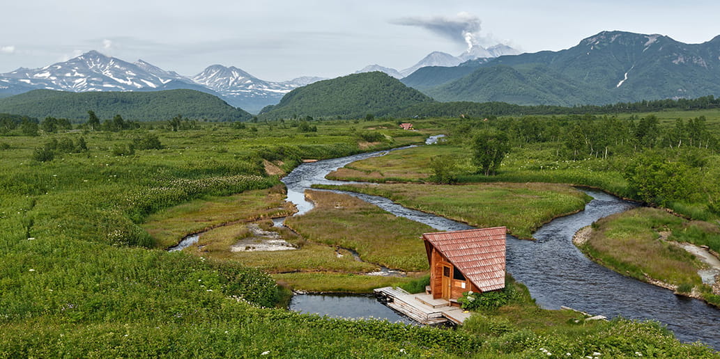 купание в горячих источниках