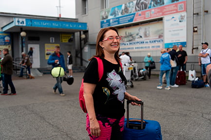 встречаем туристов в аэропорту